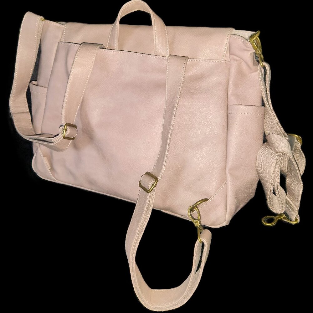 Thirty-One On Point Bundle BACKPACK & LAPTOP SLEEVE in Distressed Pebble NEW